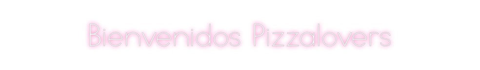 Neon personalizado: Bienvenidos P...