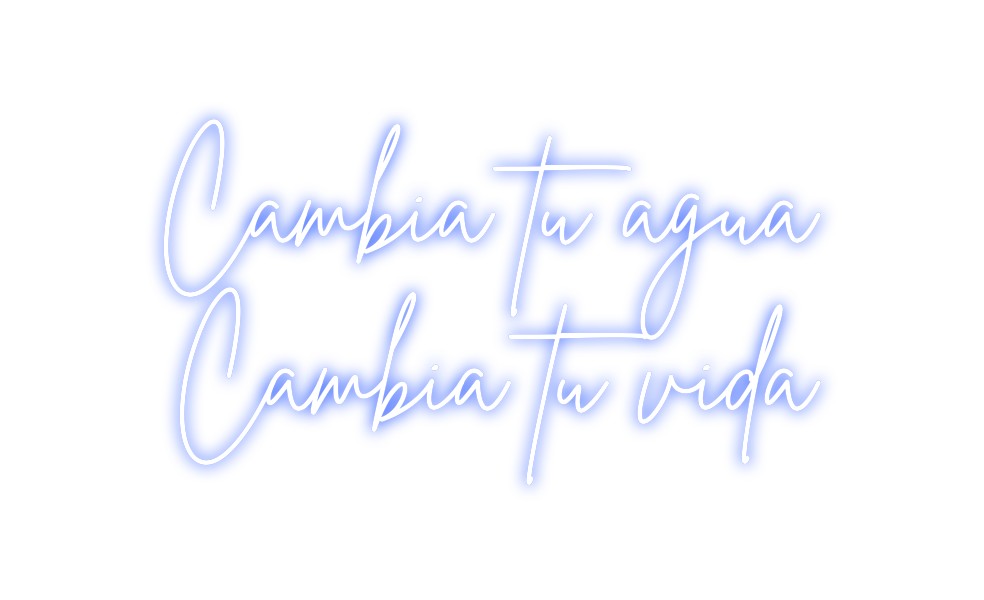 Neon personalizado: Cambia tu agu...