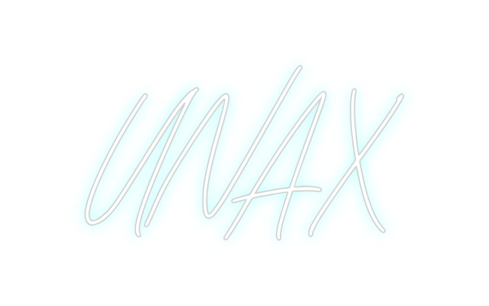 Neon personalizado: UNAX