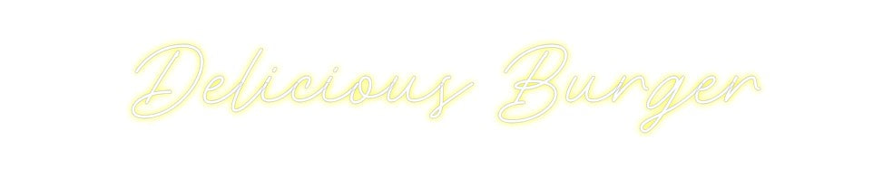 Neon personalizado: Delicious Bur...