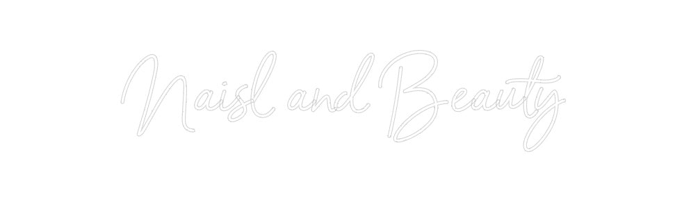 Neon personalizado: Naisl and Bea...