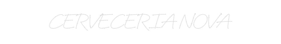 Neon personalizado: CERVECERIA NOVA