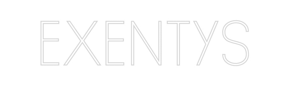Neon personalizado: EXENTYS