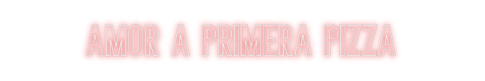Neon personalizado: Amor a primer...
