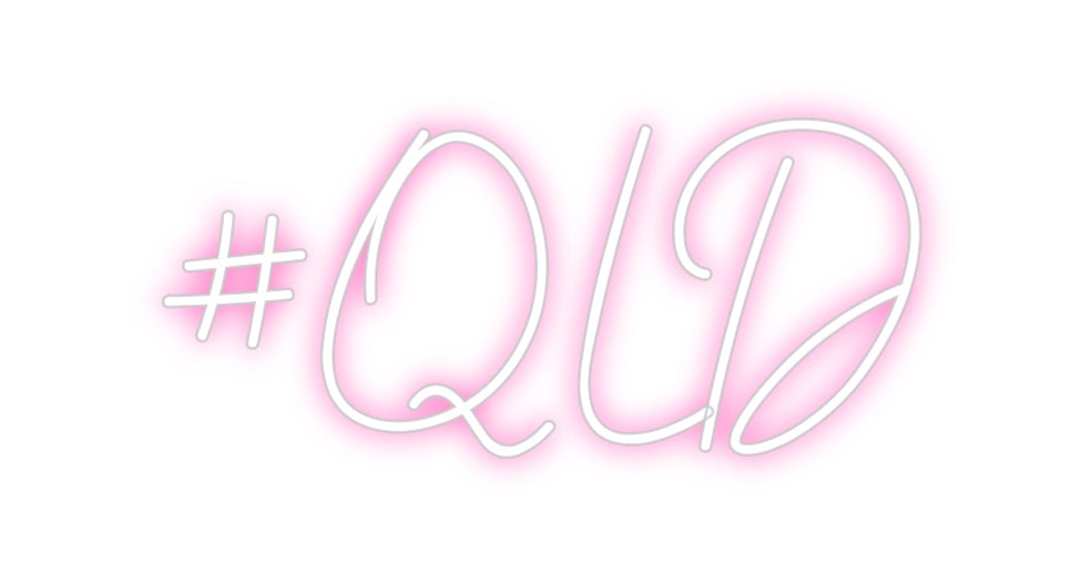 Neon personalizado: #QLD
