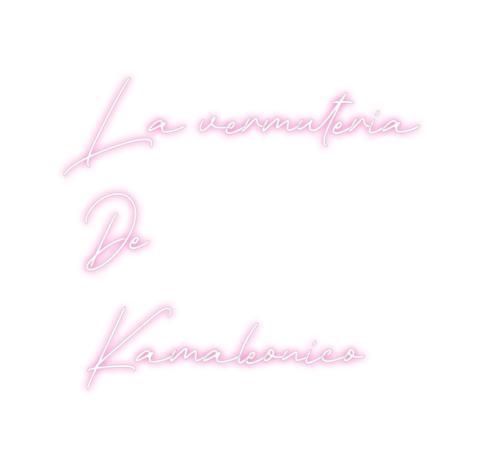 Neon personalizado: La vermuteria...