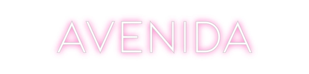 Neon personalizado: Avenida