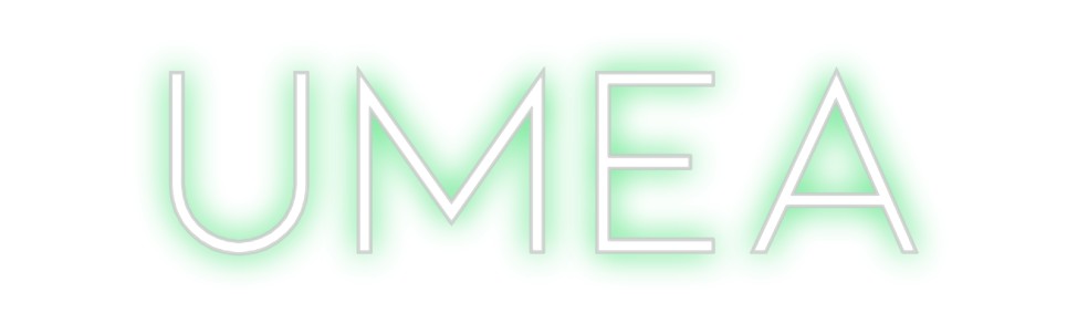 Neon personalizado: UMEA