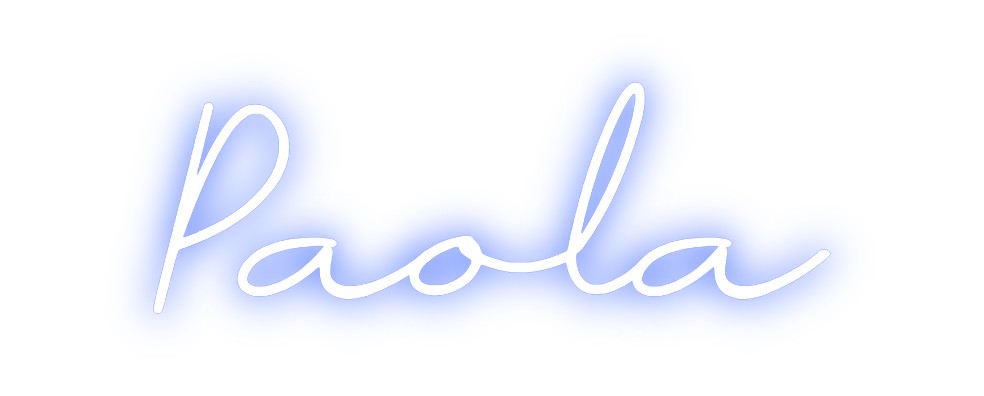 Neon personalizado: Paola