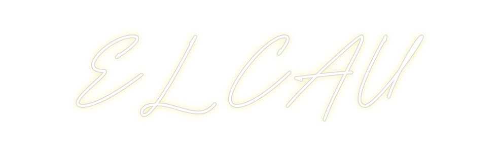 Neon personalizado: EL CAU