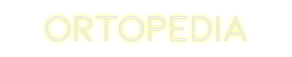 Neon personalizado: ORTOPEDIA