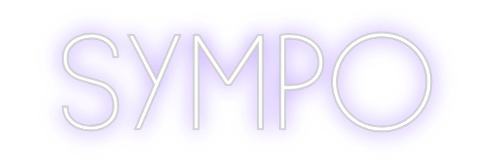 Neon personalizado: SYMPO