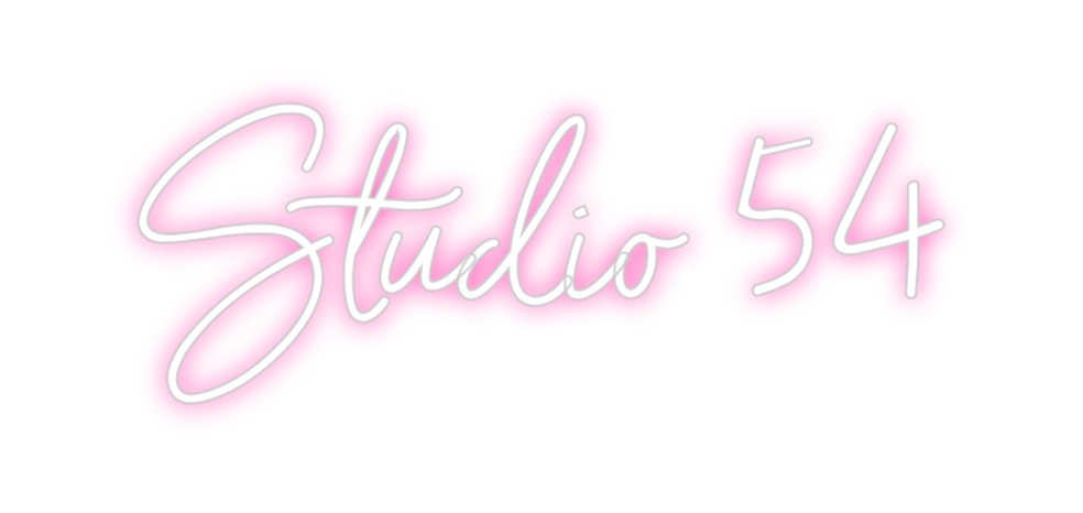 Neon personalizado: Studio 54