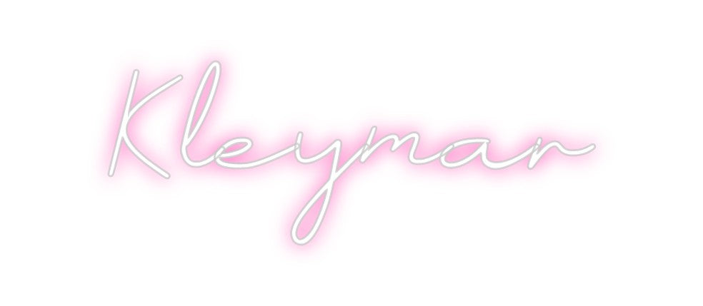 Neon personalizado: Kleymar