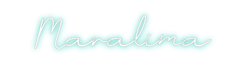 Neon personalizado: Maralima