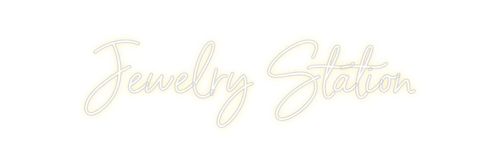 Neon personalizado: Jewelry Station