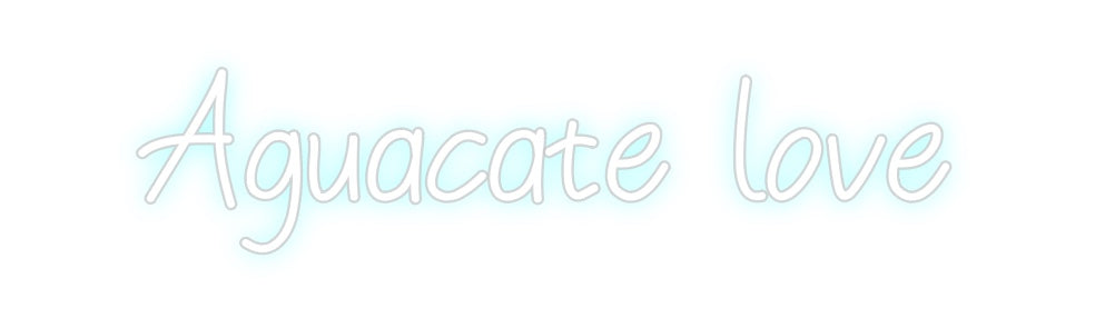 Neon personalizado: Aguacate love