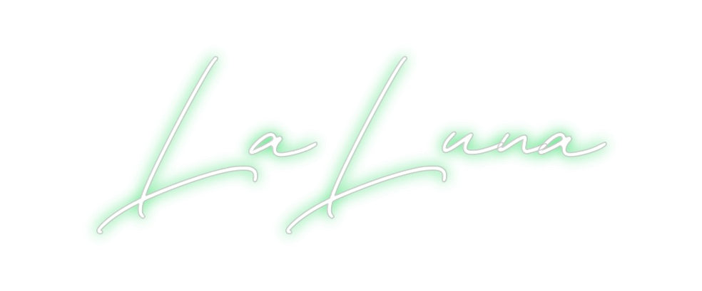 Neon personalizado: La Luna