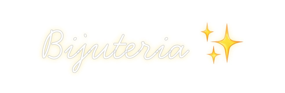 Neon personalizado: Bijuteria ✨