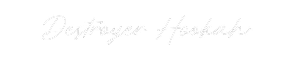 Neon personalizado: Destroyer Hoo...