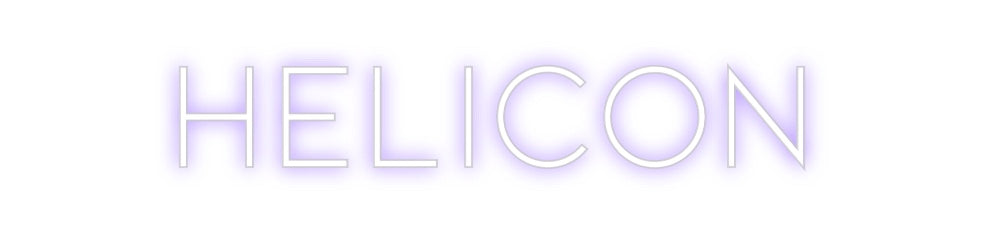 Neon personalizado: Helicon