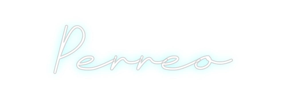 Neon personalizado: Perreo