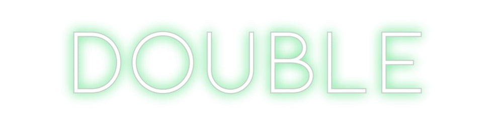 Neon personalizado: DOUBLE