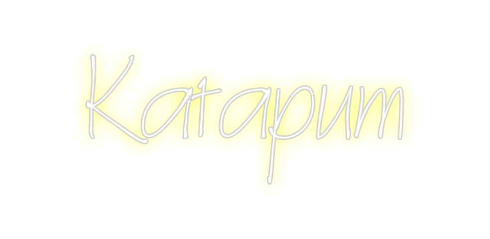 Neon personalizado: Katapum