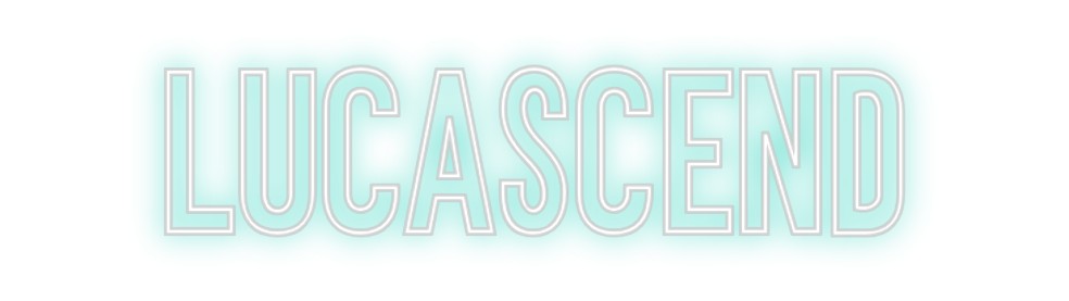 Neon personalizado: Lucascend