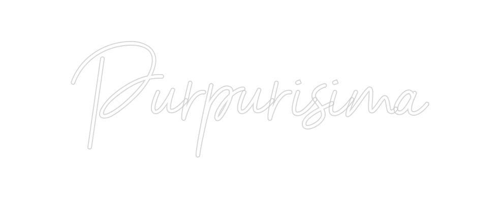 Neon personalizado: Purpurisima