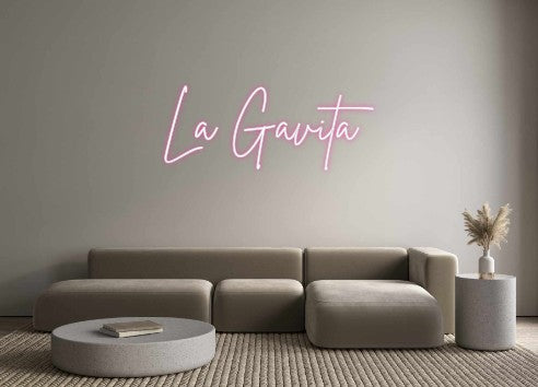 Neon personalizado: La Gavita