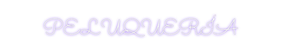 Neon personalizado: PELUQUERÍA