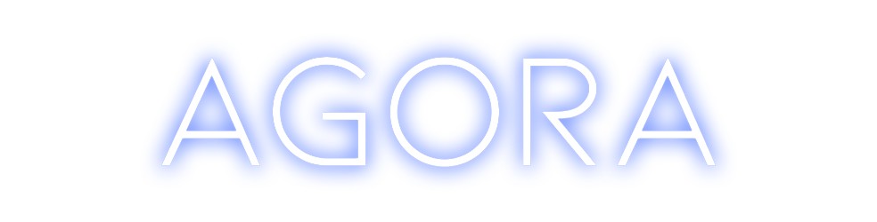 Neon personalizado: AGORA