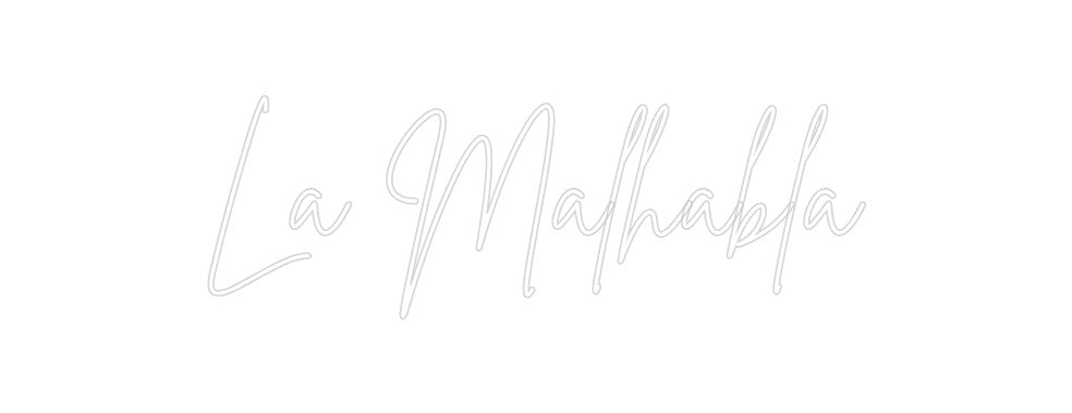 Neon personalizado: La Malhablá