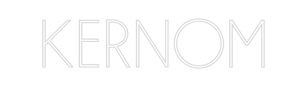 Neon personalizado: KERNOM