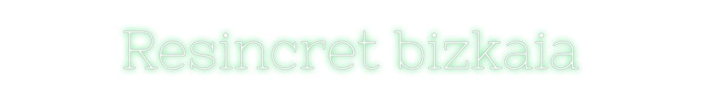 Neon personalizado: Resincret biz...