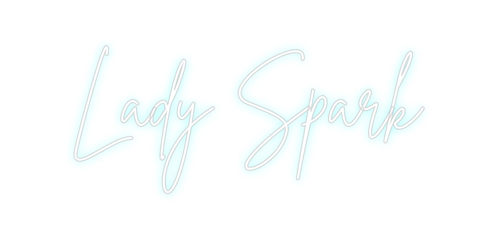 Neon personalizado: Lady Spark
