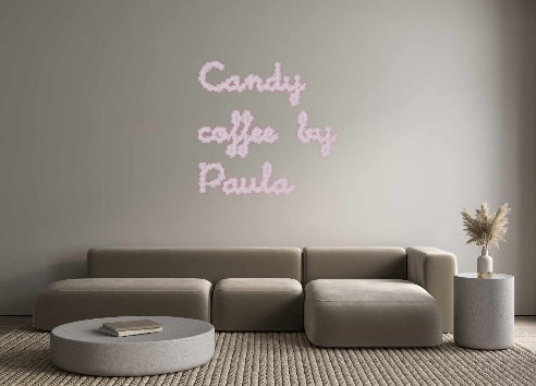 Neon personalizado: Candy
coffee...