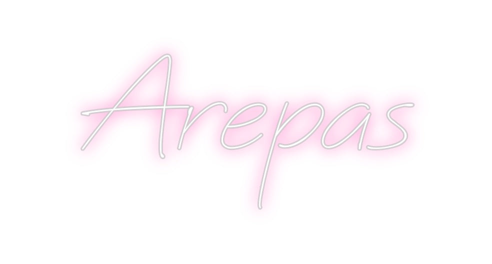 Neon personalizado: Arepas