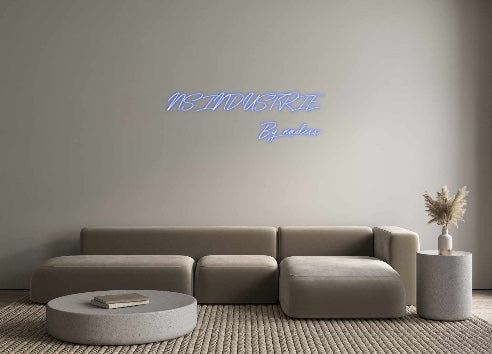 Neon personalizado: NS.INDUSTRIE ...