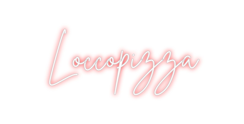 Neon personalizado: Loccopizza