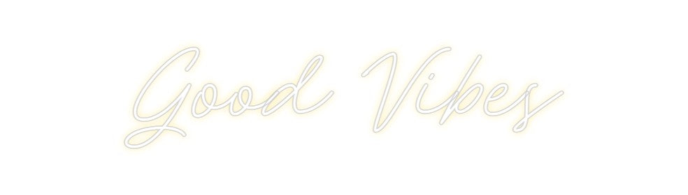 Neon personalizado: Good Vibes