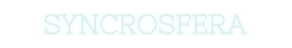 Neon personalizado: SYNCROSFERA