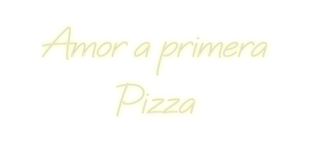 Neon personalizado: Amor a primer...
