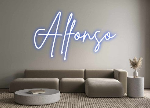 Neon personalizado: Alfonso