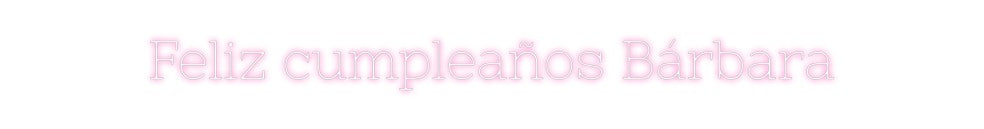 Neon personalizado: Feliz cumplea...