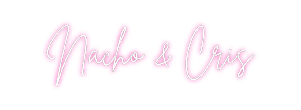 Neon personalizado: Nacho & Cris