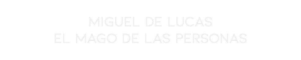 Neon personalizado: MIGUEL DE LUC...