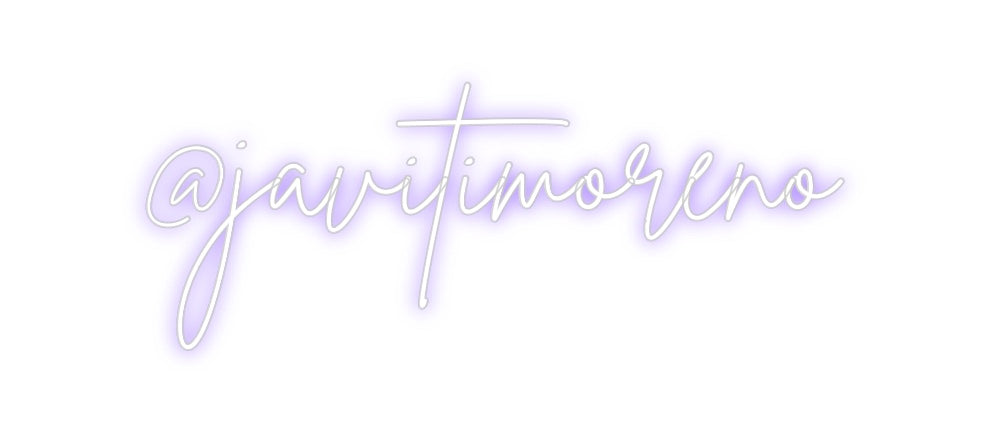Neon personalizado: @javitimoreno