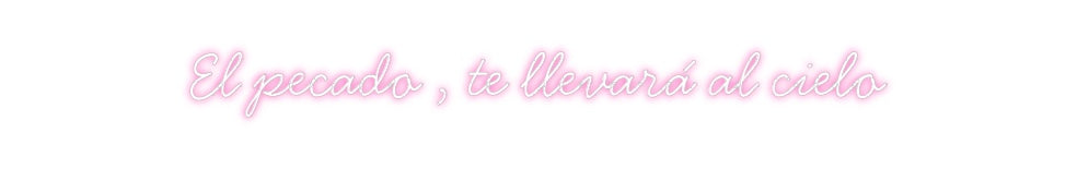 Neon personalizado: El pecado , t...